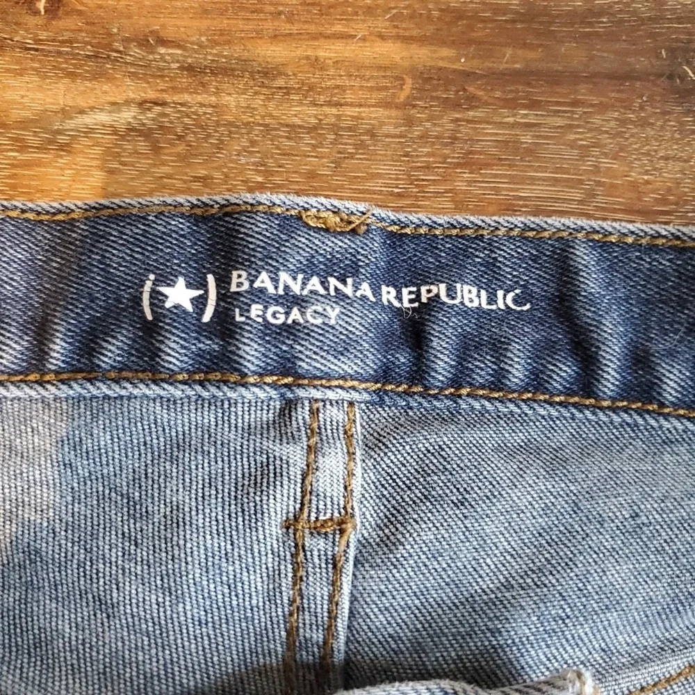Banana Republic Legacy Jeans Mens 31x30 Slim Fit Medium Wash Blue Denim Stretch